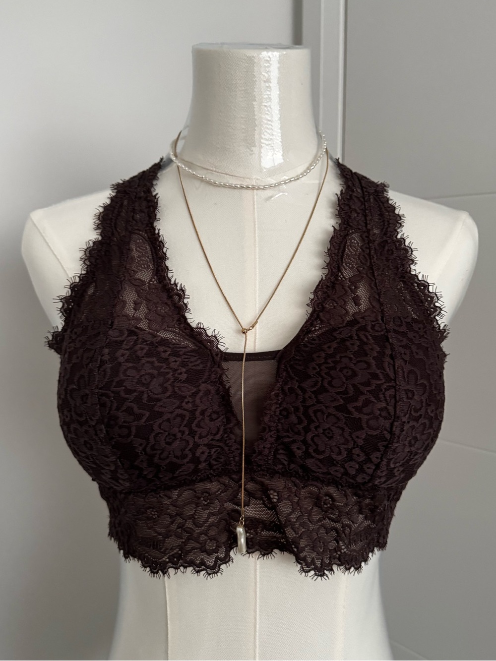 Aerie Deep Violet Lace Bralette